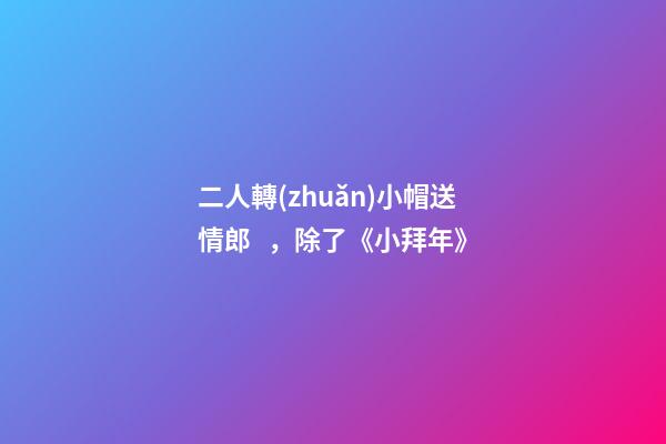 二人轉(zhuǎn)小帽送情郎，除了《小拜年》-第1張-觀點-玄機派